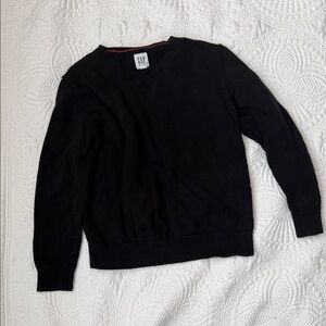 GAP Kids Classic Black V-Neck Sweater